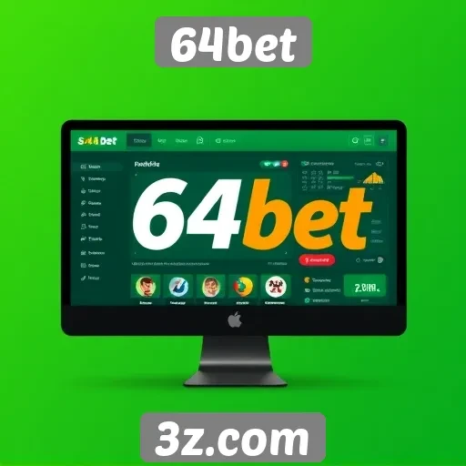 Desempenho e usabilidade da interface do 64bet