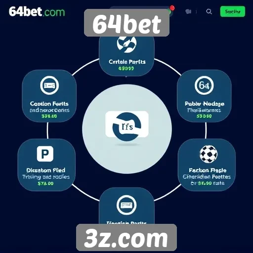 Análise das funcionalidades do site 64bet